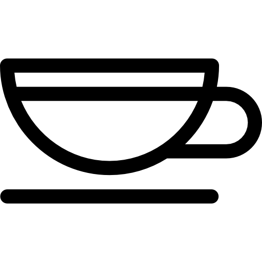 café exprés Basic Straight Lineal icono