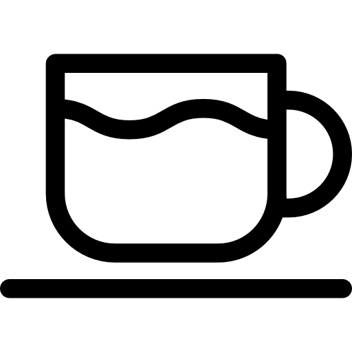 Coffee Basic Straight Lineal icon