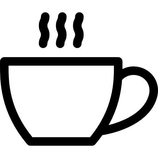 caffè Basic Straight Lineal icona