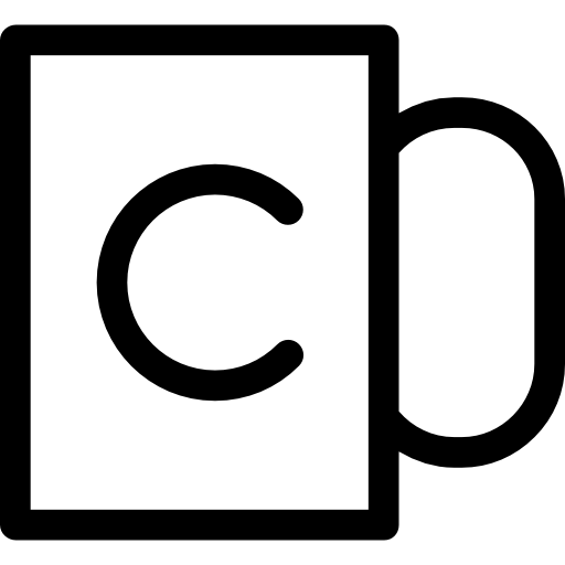 kaffeebecher Basic Straight Lineal icon