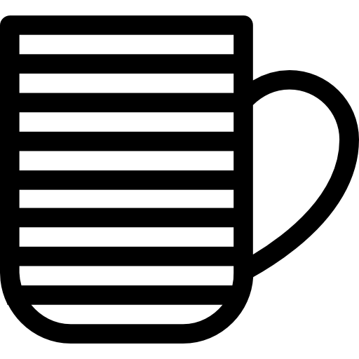 Кружка кофе Basic Straight Lineal иконка