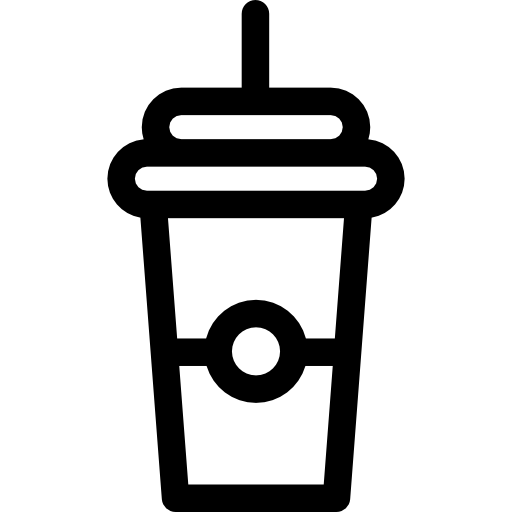 bevanda da asporto Basic Straight Lineal icona