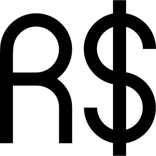 Brazilian Real Basic Straight Lineal icon
