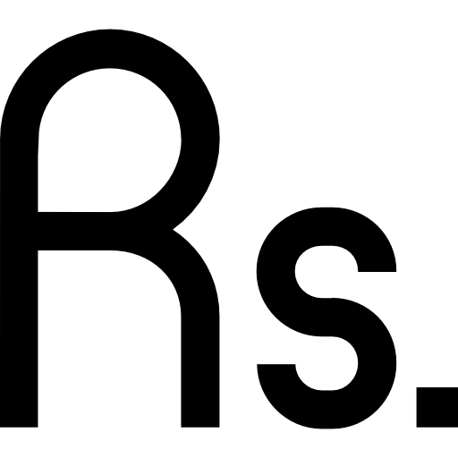 인도 루피 Basic Straight Lineal icon
