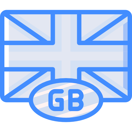 Great britain Basic Miscellany Blue icon