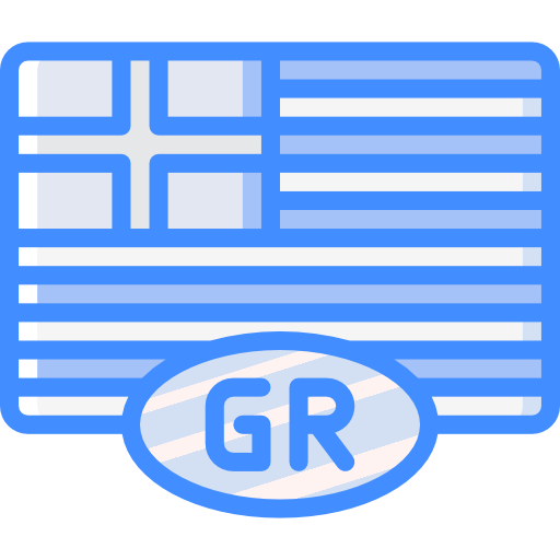 griechenland Basic Miscellany Blue icon