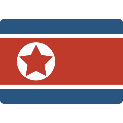 korea północna Basic Miscellany Flat ikona