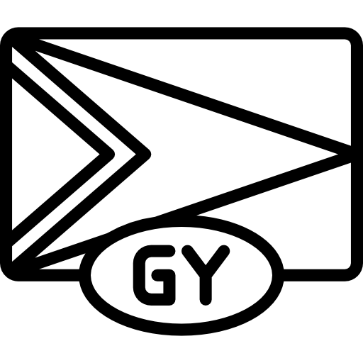 guyana Basic Miscellany Lineal icona
