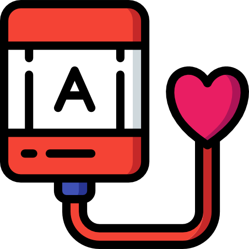 Blood donation Basic Miscellany Lineal Color icon