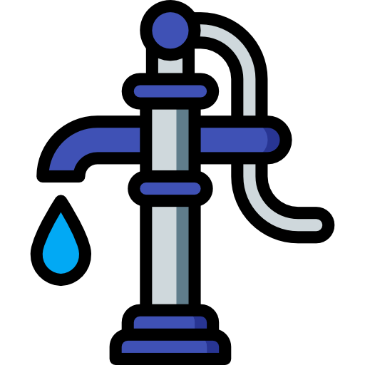 pompa dell'acqua Basic Miscellany Lineal Color icona