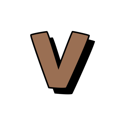 buchstabe v. Generic color lineal-color icon