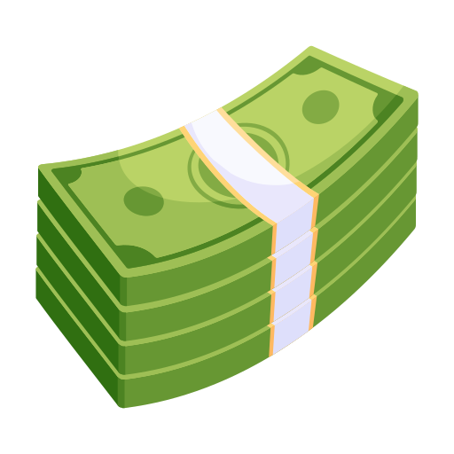 Money stack Generic color fill icon