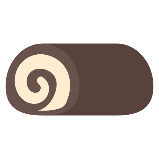 pastel de rollo Generic Flat icono