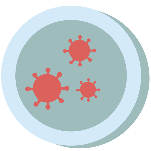 bacterias Generic Flat icono