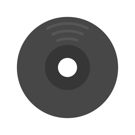 disco in vinile Generic Flat icona