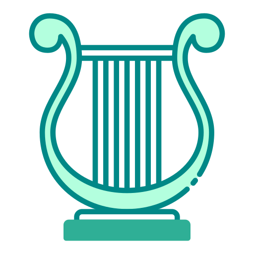 lyre Generic color lineal-color icon