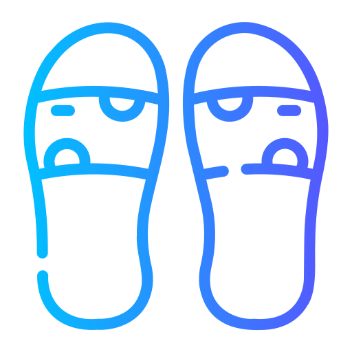 Домашняя обувь Generic gradient outline иконка