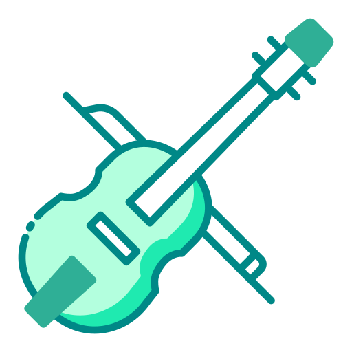 Violin Generic color lineal-color icon