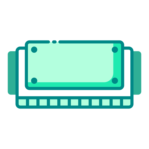 Harmonica Generic color lineal-color icon