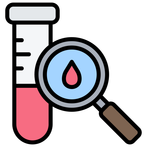 Blood Test Generic color lineal-color icon