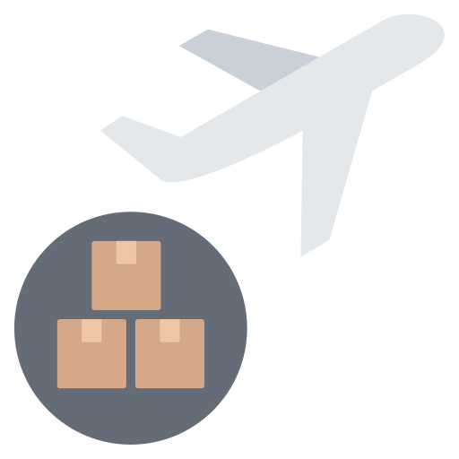 Air shipping Generic color fill icon