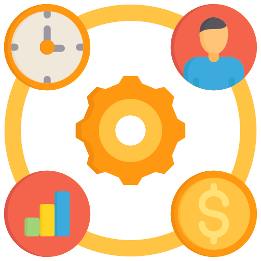 project management Generic color fill icono