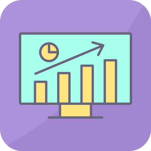 statistiche Generic color lineal-color icona