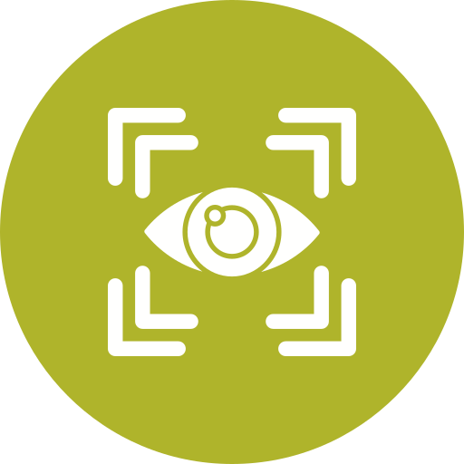eye scan Generic color fill icon