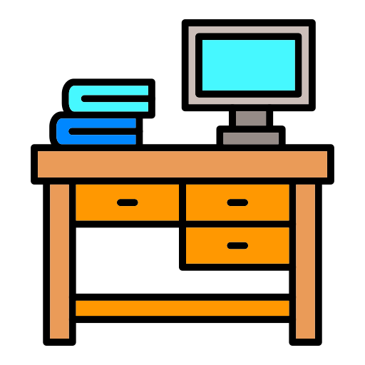 Desk Generic color lineal-color icon