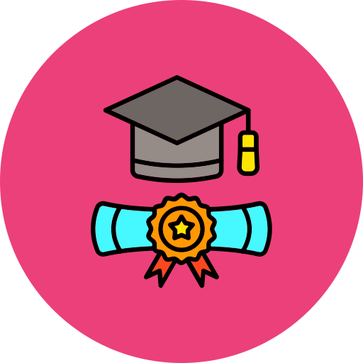 Graduate Generic color lineal-color icon