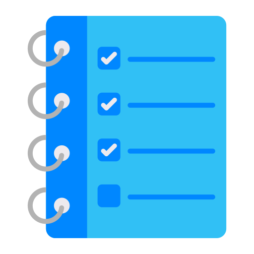 Agenda Generic color fill icon