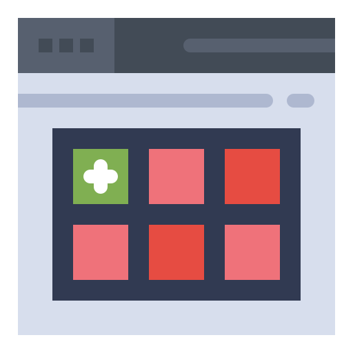 Web Page Generic color fill icon