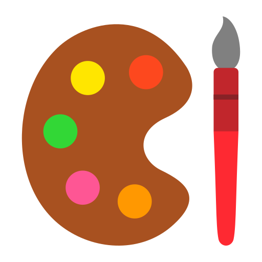 kleurenpalet Generic color fill icoon