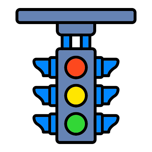 Traffic Light Generic color lineal-color icon