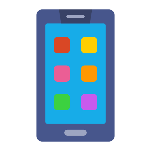 smartphone Generic color fill icona