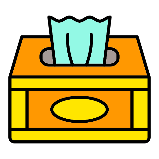 scatola di fazzoletti Generic color lineal-color icona