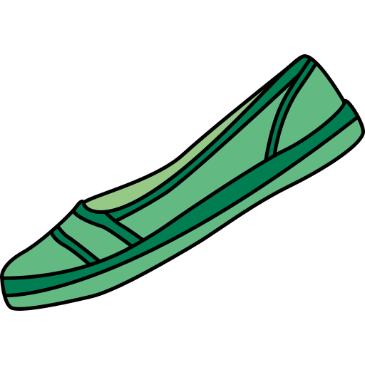 płaskie buty Generic color lineal-color ikona
