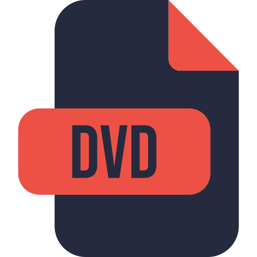 dvd Generic color fill icono