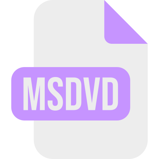 msdvd Generic color fill icono