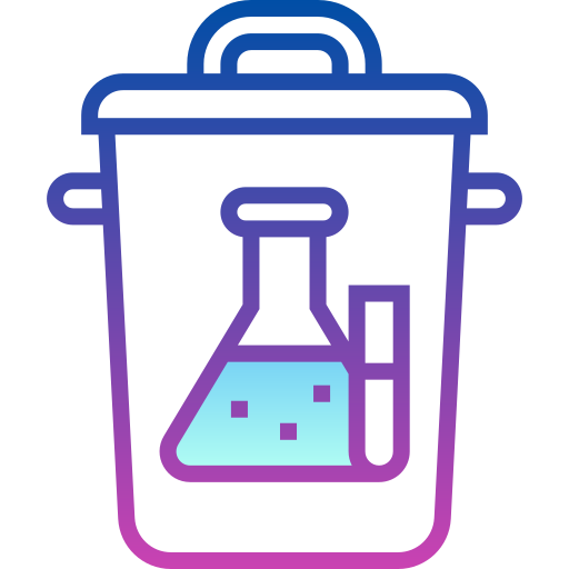 Chemical Detailed bright Gradient icon