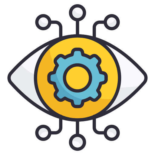 cybernetyczne oko Generic color lineal-color ikona