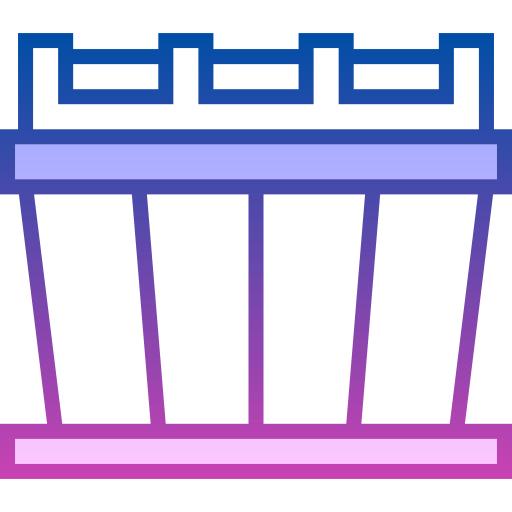 Dumpster Detailed bright Gradient icon