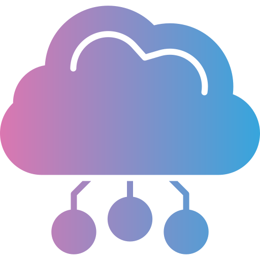 cloud computing Generic gradient fill icoon