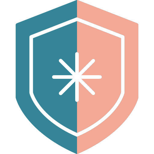 tarcza bezpieczeństwa Generic color fill ikona
