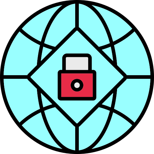 seguridad global Generic color lineal-color icono