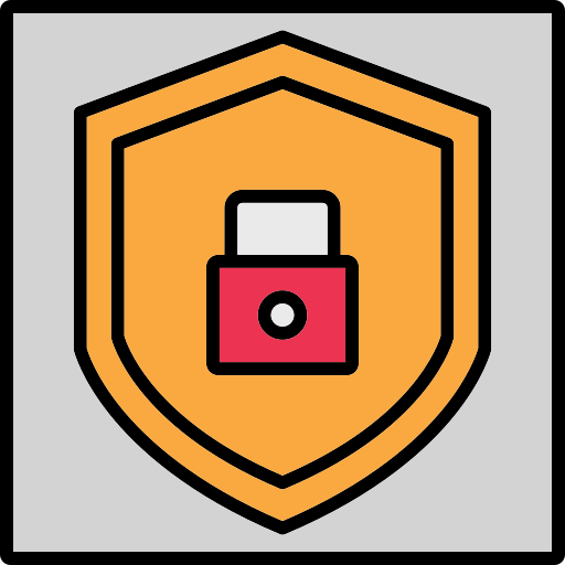 escudo de seguridad Generic color lineal-color icono