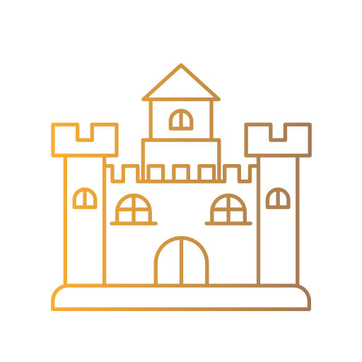 castle Generic gradient outline icon