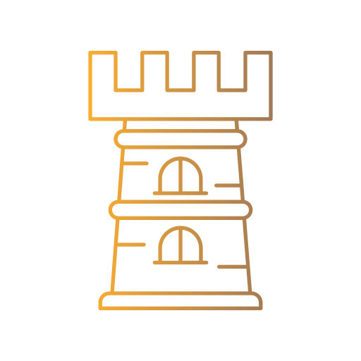 Tower Generic gradient outline icon
