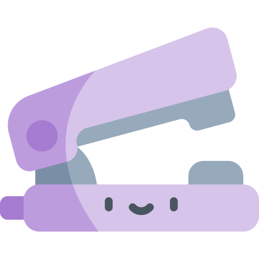 Stapler Kawaii Flat icon