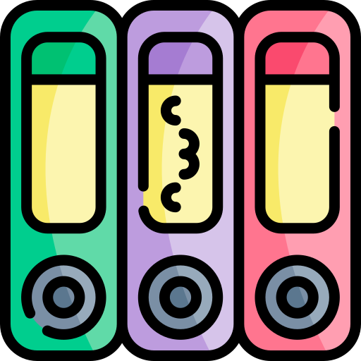 Archives Kawaii Lineal color icon